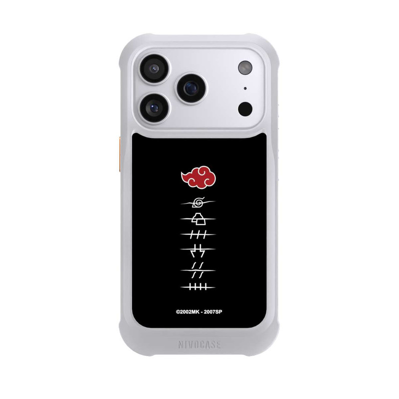 iPhone 17 Pro NIVOmax Akatsuki Member Symbols Black