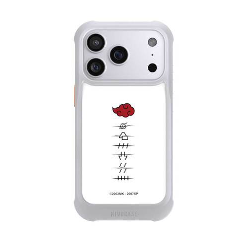 Apple iPhone 17 Pro NIVOmax Akatsuki member symbols white