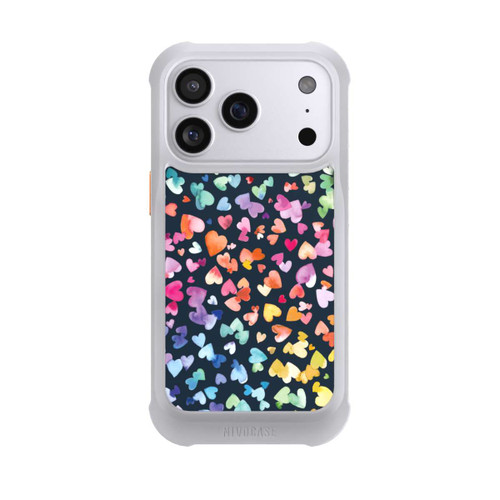 Apple iPhone 17 Pro NIVOmax Valentinstag Herzen Schwarz