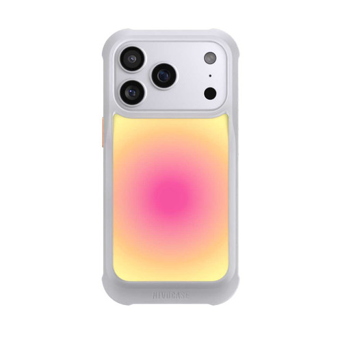 Apple iPhone 17 Pro NIVOmax Aura yellow pink circle