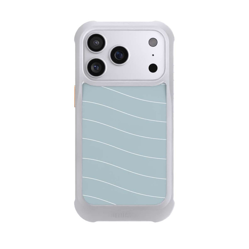 iPhone 17 Pro NIVOmax Trendy Lines White Green