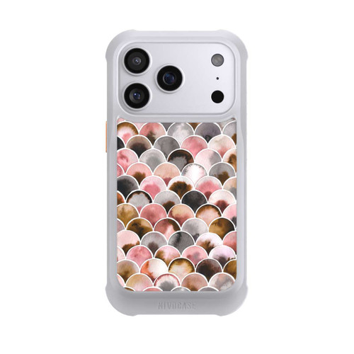 Apple iPhone 17 Pro NIVOmax Japandi Scales Pink Brown
