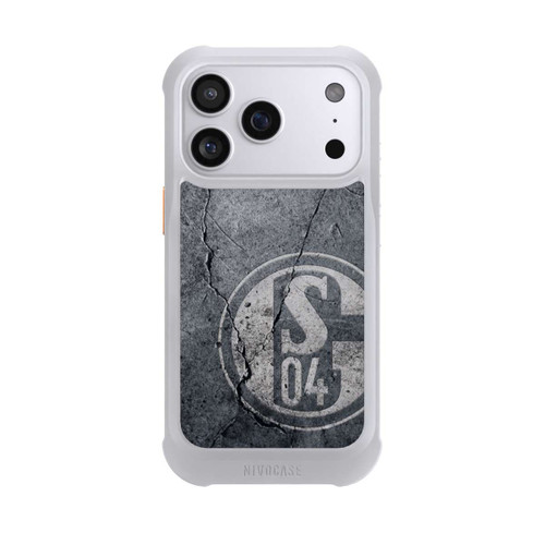 Apple iPhone 17 Pro NIVOmax Schalke 04 Beton Look