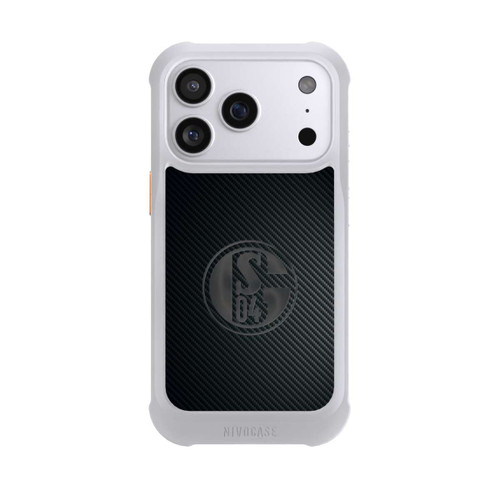 Apple iPhone 17 Pro NIVOmax Schalke 04 Carbon Look