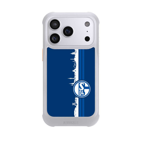 Apple iPhone 17 Pro NIVOmax Schalke 04 Skyline Blau