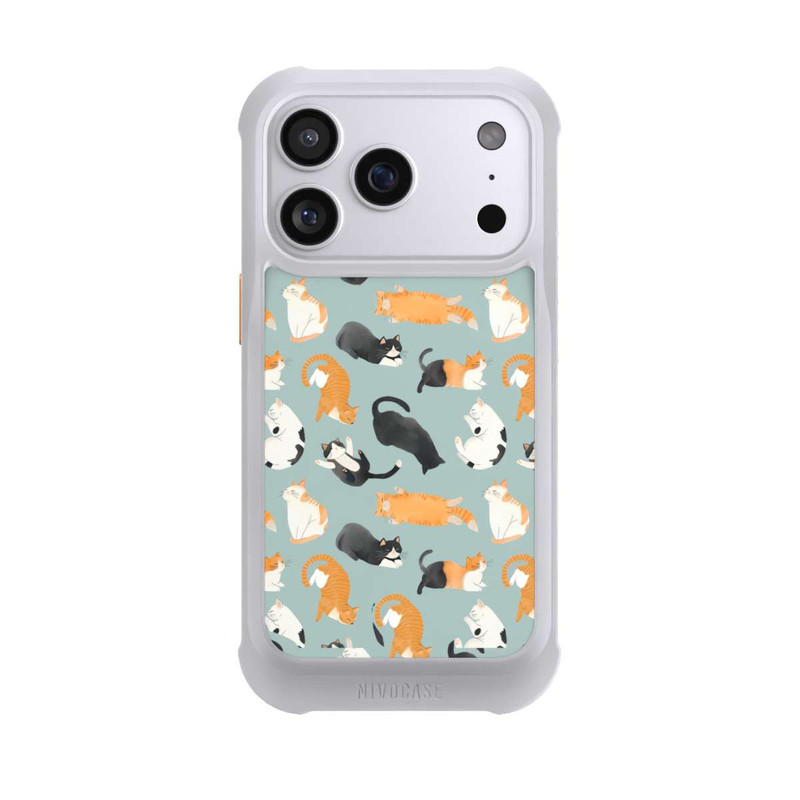 iPhone 17 Pro NIVOmax Cats Pattern