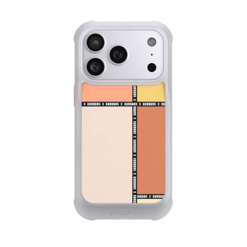 iPhone 17 Pro NIVOmax Bauhaus Squares-Pastel
