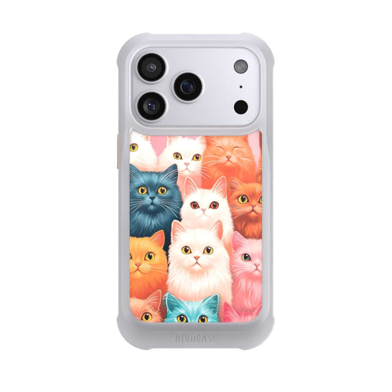 iPhone 17 Pro NIVOmax Cats Looking