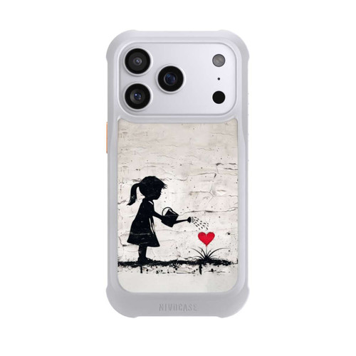 Apple iPhone 17 Pro NIVOmax Girl Watering Bunch of Flowers 