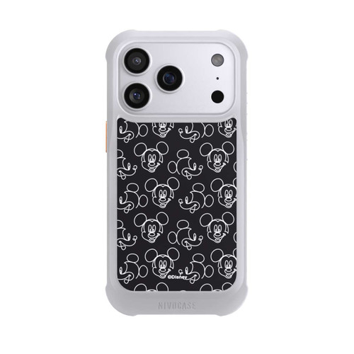 Apple iPhone 17 Pro NIVOmax Disney Mickey Muster Schwarz