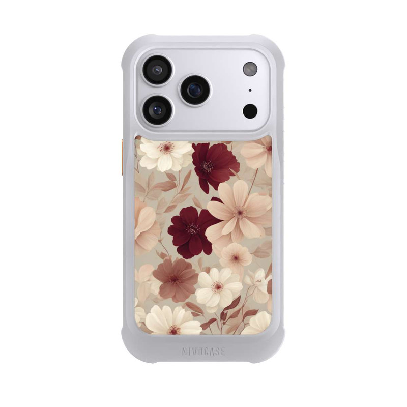 iPhone 17 Pro NIVOmax Romantische Pastellblumen mit KI