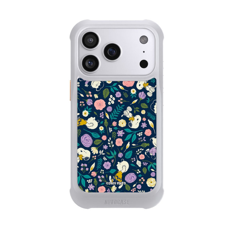 iPhone 17 Pro NIVOmax Peanuts Dark Flower Pattern