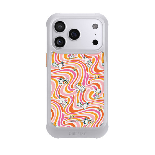Apple iPhone 17 Pro NIVOmax Peanuts Hippie Pattern Orange