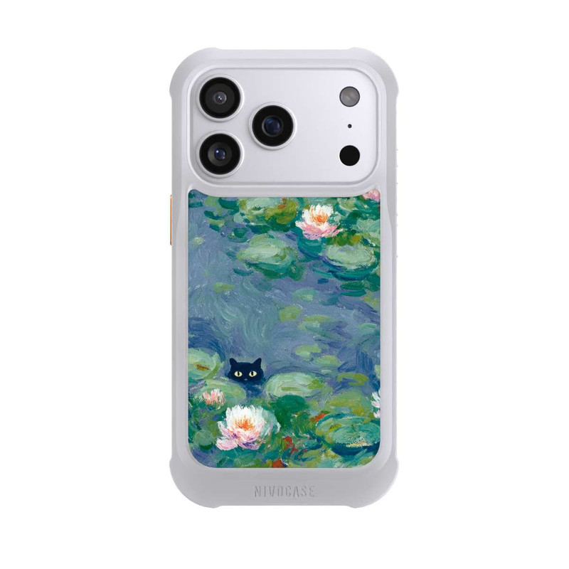 iPhone 17 Pro NIVOmax Cat in the Pond Painting