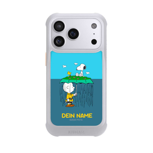 Apple iPhone 17 Pro NIVOmax Charlie Brown Regen Personalisierbar