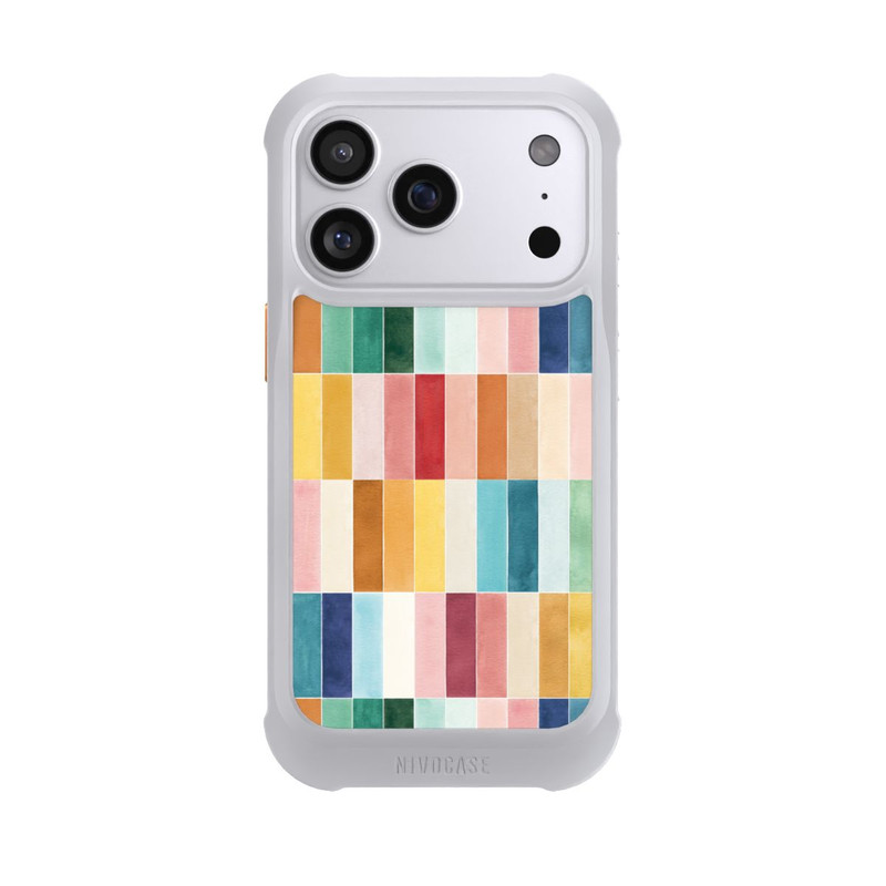 iPhone 17 Pro NIVOmax Modern Craft Geometric Rectangular Tiles