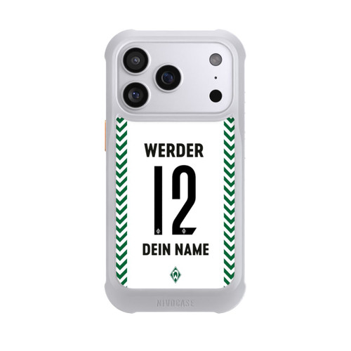Apple iPhone 17 Pro NIVOmax Werden Bremen Trikot Personalisierbar 26-27