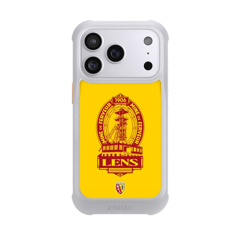 iPhone 17 Pro NIVOmax RC Lens Mine de Ferveur Emblem red