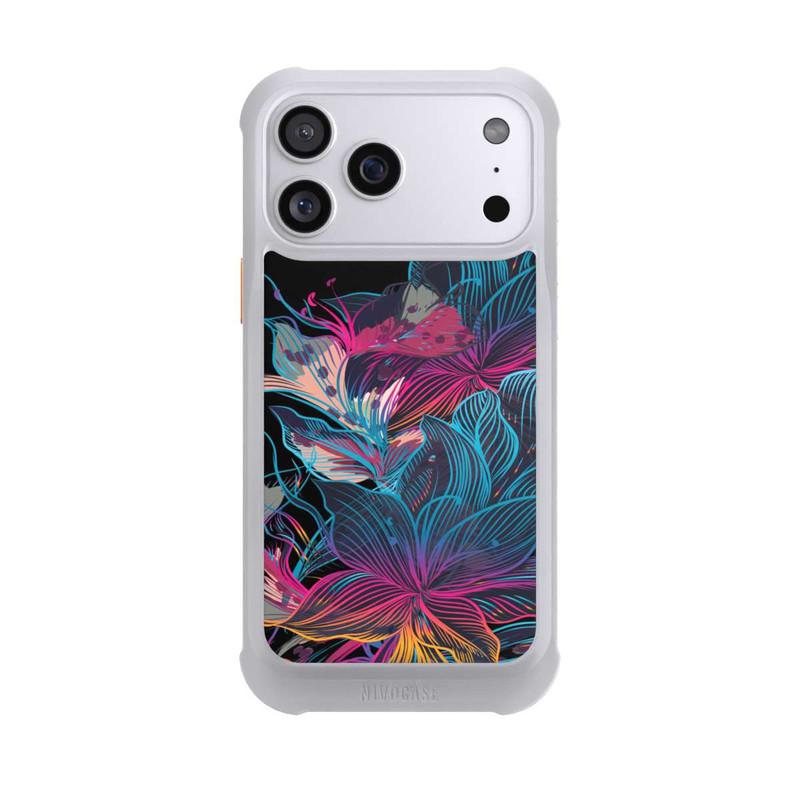 iPhone 17 Pro Max NIVOmax Neon Flower Power