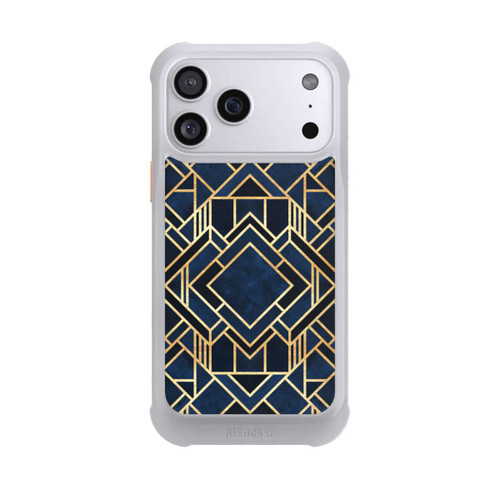 Apple iPhone 17 Pro Max NIVOmax Kunst Deko Blau Golddruck