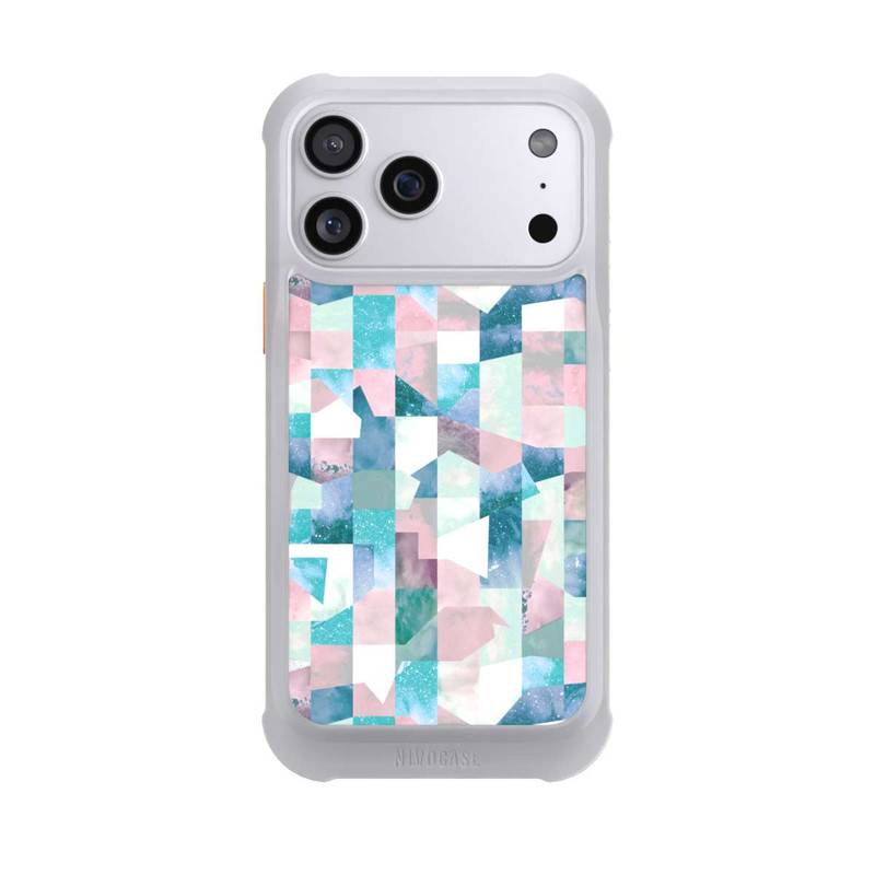 iPhone 17 Pro Max NIVOmax Collage Textur Pastell