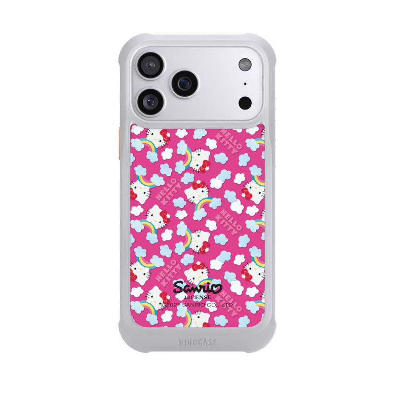 iPhone 17 Pro Max NIVOmax Hello Kitty Regenbogenmuster
