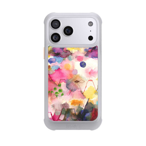 Apple iPhone 17 Pro Max NIVOmax Montagnes colorées aquarelles