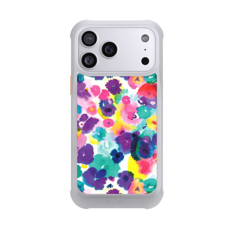 iPhone 17 Pro Max NIVOmax Aquarellblumen abstrakt