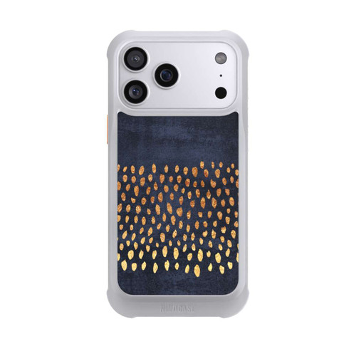 Apple iPhone 17 Pro Max NIVOmax Muster Gold und Marine