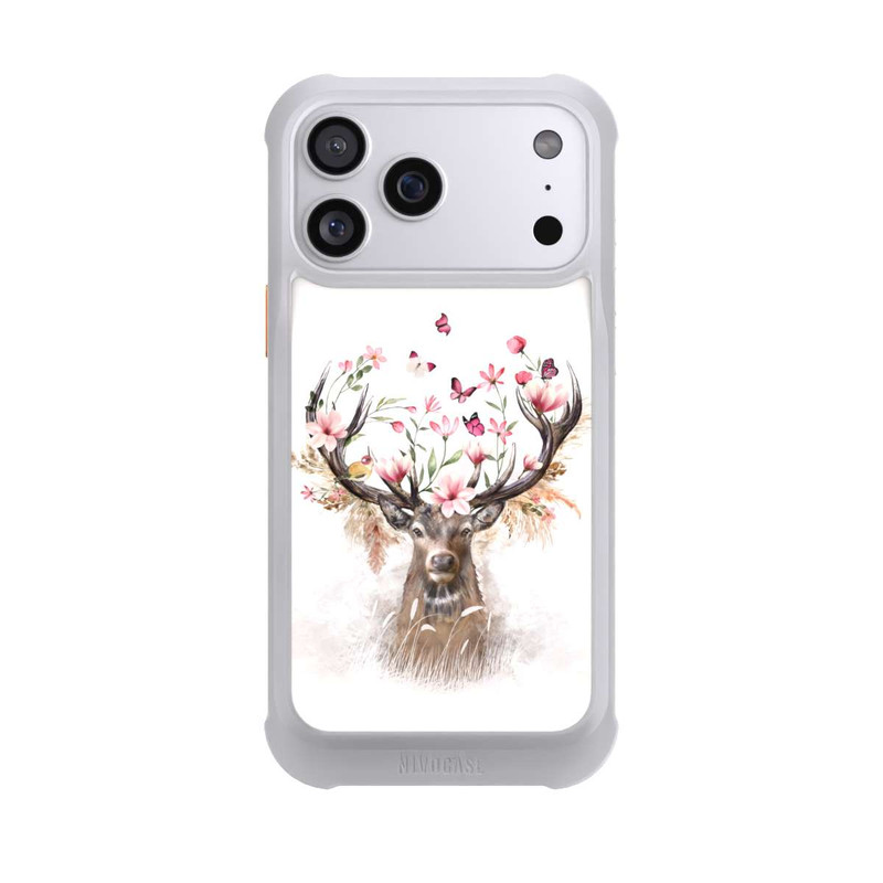 iPhone 17 Pro Max NIVOmax Hirsch Blumen Geweih