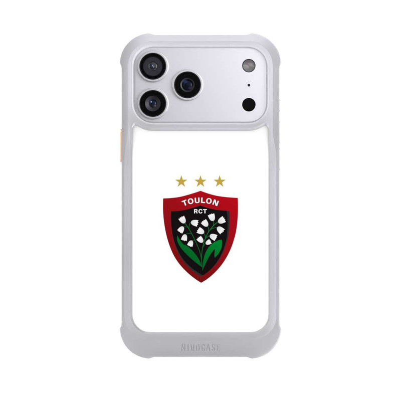iPhone 17 Pro Max NIVOmax RC Toulonnais Logo Weiß