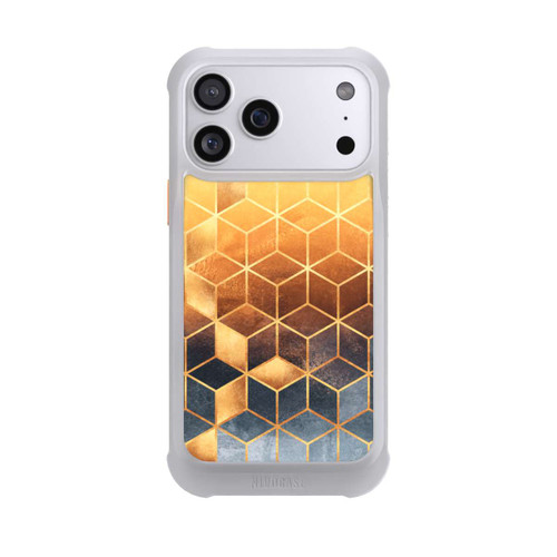 Apple iPhone 17 Pro Max NIVOmax Würfel goldener Farbverlauf