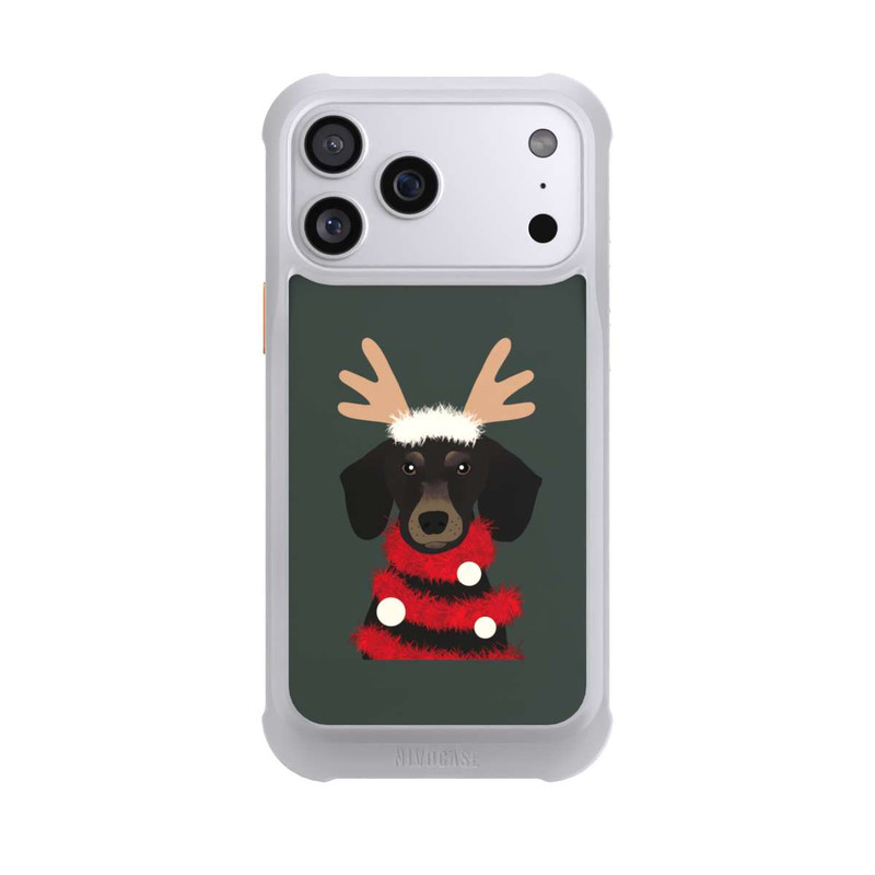 iPhone 17 Pro Max NIVOmax teckel de Noël