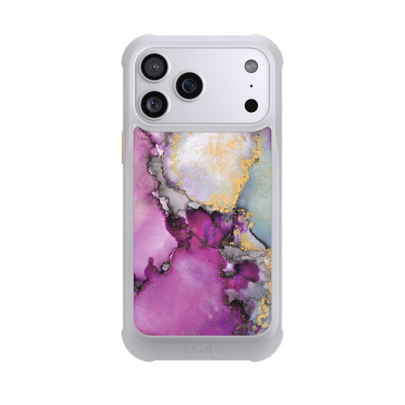 iPhone 17 Pro Max NIVOmax Alcohol Ink Art Pink