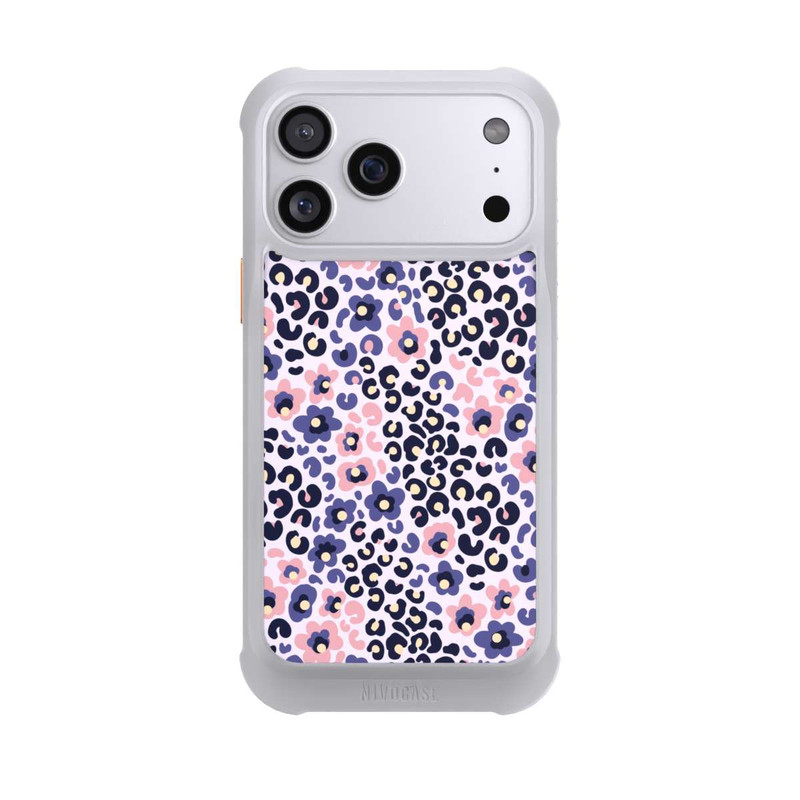 iPhone 17 Pro Max NIVOmax Peau d'animal avec des fleurs 1