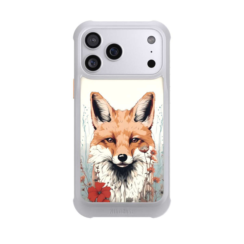 iPhone 17 Pro Max NIVOmax  Fox with Flowers