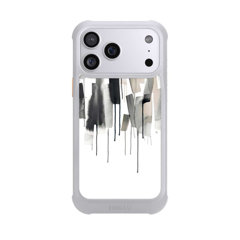 iPhone 17 Pro Max NIVOmax Watery Stripes Japandi Black
