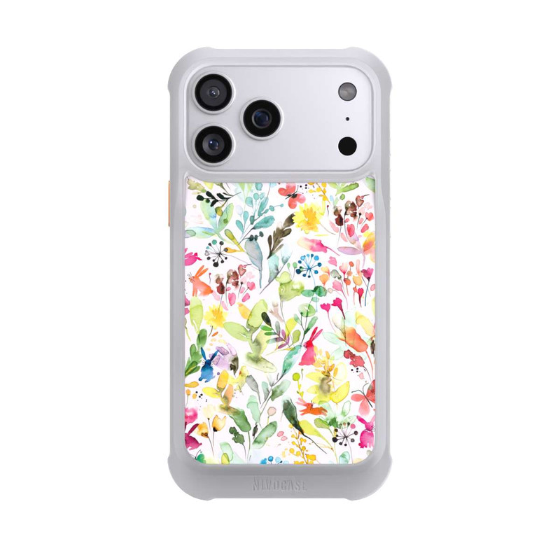 iPhone 17 Pro Max NIVOmax Wild Flowers Meadow Pink