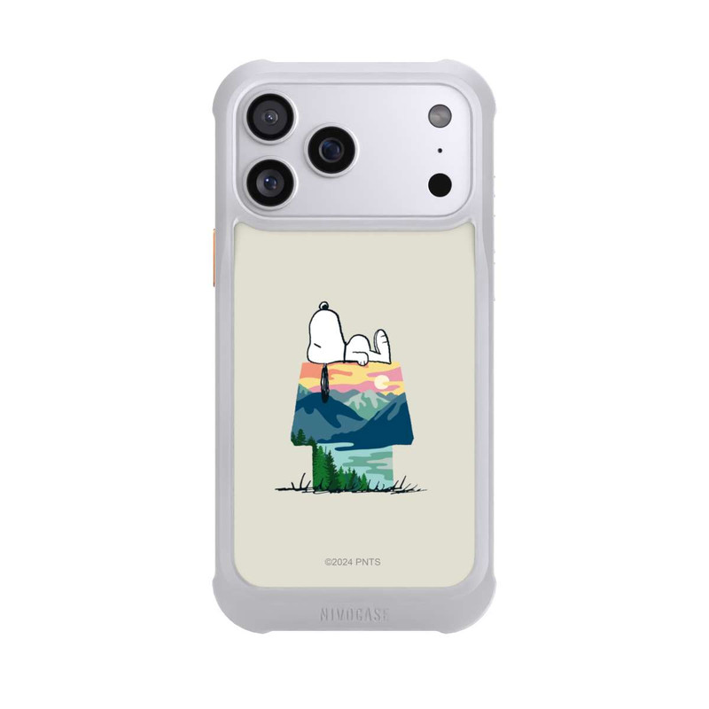 iPhone 17 Pro Max NIVOmax Snoopy Camping Hütte