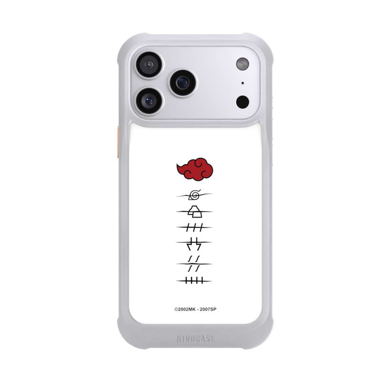 iPhone 17 Pro Max NIVOmax Akatsuki Mitgliedersymbole Weiß
