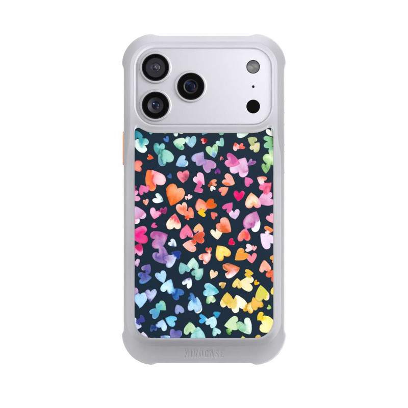 iPhone 17 Pro Max NIVOmax Valentinstag Herzen Schwarz