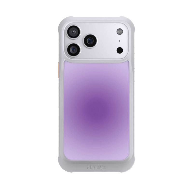 iPhone 17 Pro Max NIVOmax Aura purple circle