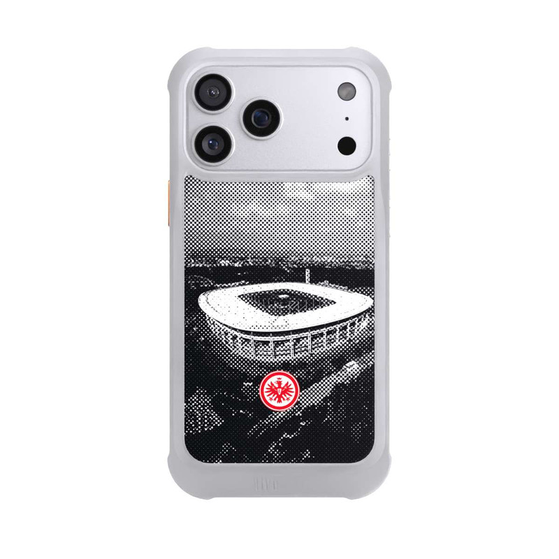 iPhone 17 Pro Max NIVOmax SGE Stadion Schwarz Weiß