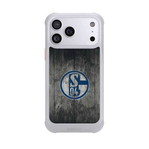 Apple iPhone 17 Pro Max NIVOmax Schalke 04 Holz Look