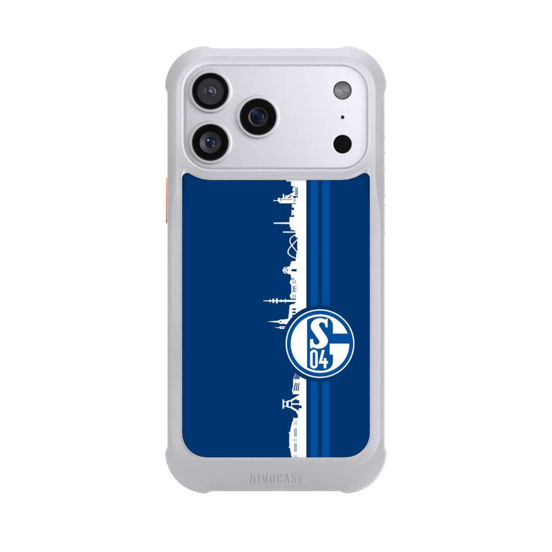 iPhone 17 Pro Max NIVOmax Schalke 04 Skyline Blau