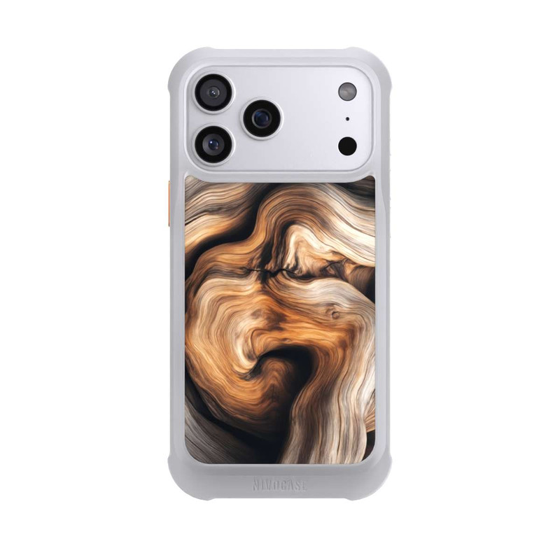 iPhone 17 Pro Max NIVOmax Rustic Wood avec IA