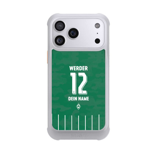 Apple iPhone 17 Pro Max NIVOmax Werder Bremen Trikot Personalisierbar 25-26