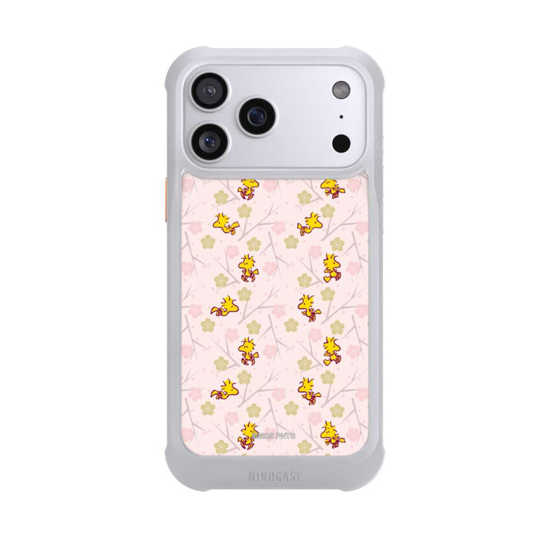 iPhone 17 Pro Max NIVOmax Woodstock Pink Muster