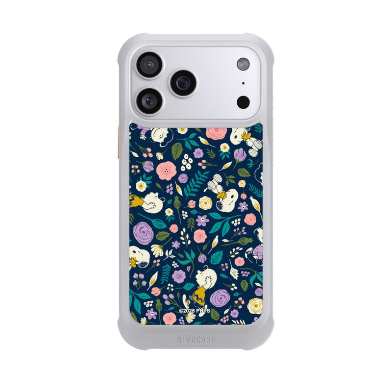 iPhone 17 Pro Max NIVOmax Peanuts Dark Flower Pattern