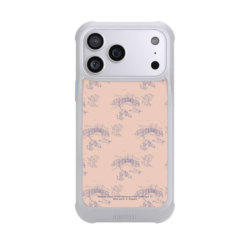 iPhone 17 Pro Max NIVOmax Winnie Puuh Keramik Muster Brücke Pink